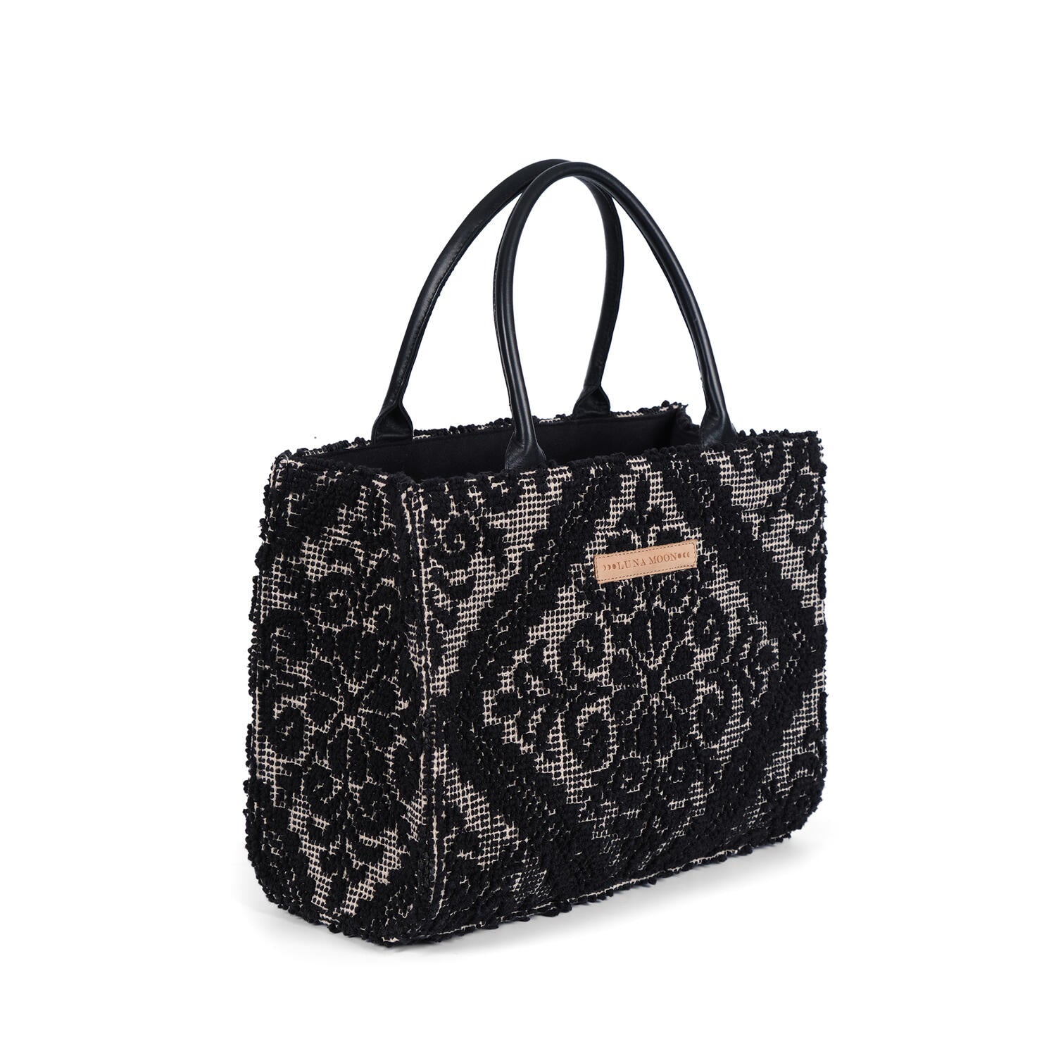 Tilos shopper, mellem - sort